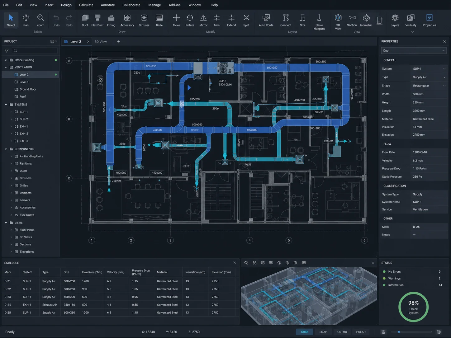 VentCad – Ventilation Planning Software